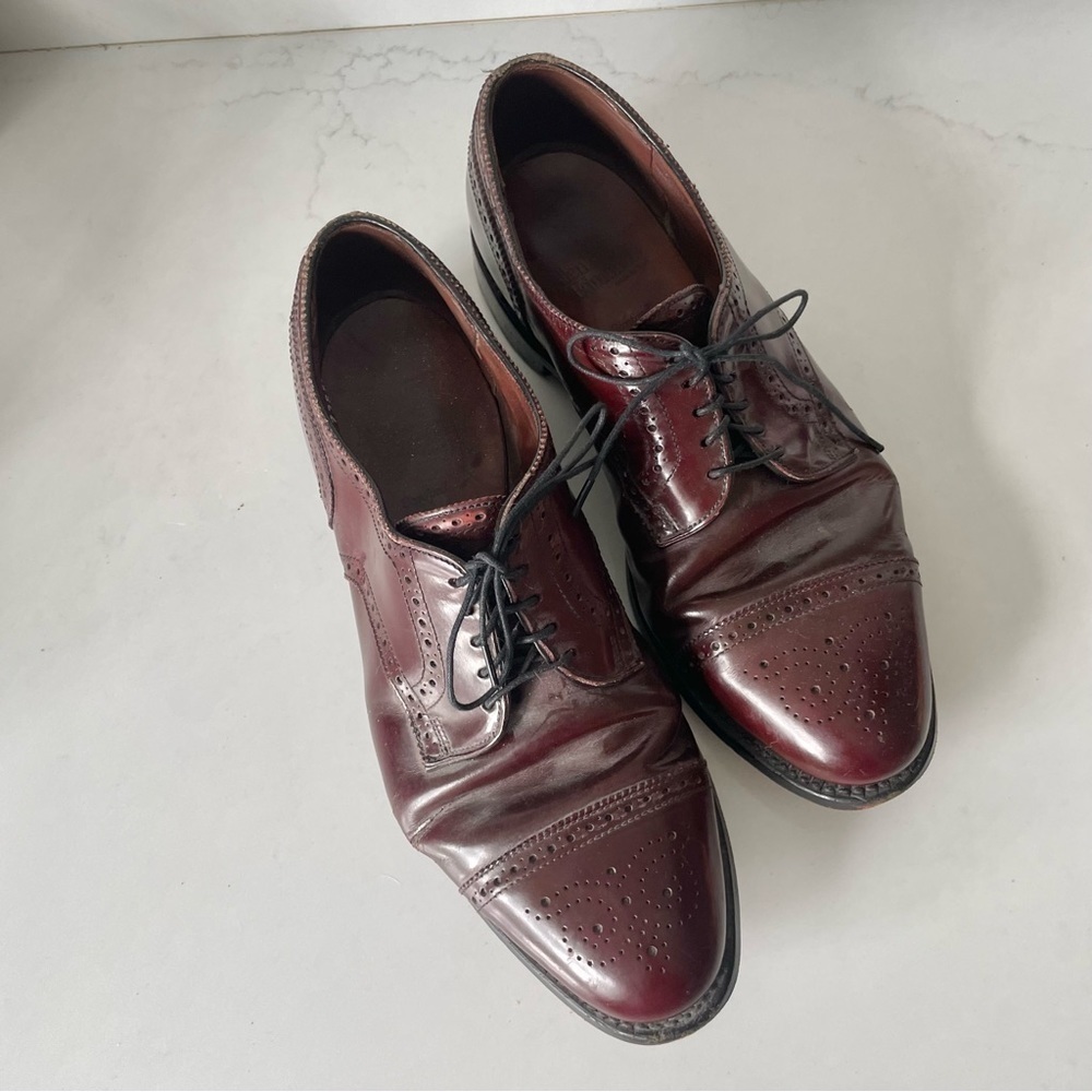 Allen Edmonds Sanfords Cap-Toe Oxford Burgundy